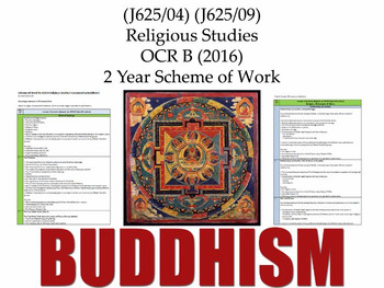Preview of BUDDHISM [Scheme of Work (SoW)] [Designed for OCR B R.S. (J625/04)
