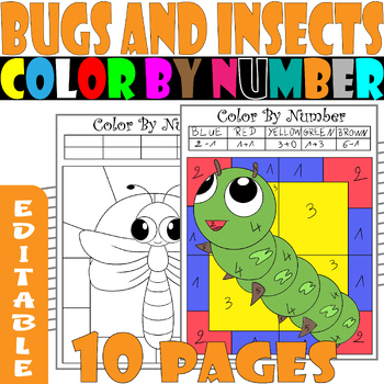 Insect color by number