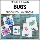BUGS Move & Learn Gross Motor Games - Preschool, Pre-K, & Kinder