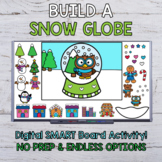 BUILD A SNOW GLOBE - Digital Winter SMART Board Activity