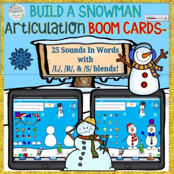 Preview of BUILD-A-SNOWMAN ARTIC BOOM CARDS™25 sounds!