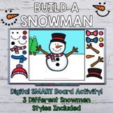 BUILD A SNOWMAN - Digital Winter SMART Board Activity