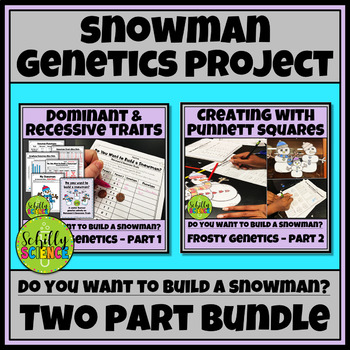 Preview of SNOWMAN GENETICS PROJECT - PARTS 1 & 2