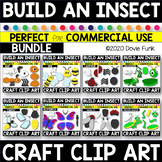 BUILD AN INSECT Craft Clipart BUNDLE