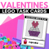 BUILDING BRICK LEGO VALENTINES Task Cards for FEBRUARY