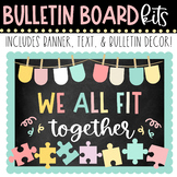 BULLETIN BOARD KIT - We All Fit Together | Classroom Commu