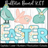 BULLETIN BOARD LETTER KIT | Easter Embroidery | Font Clipart