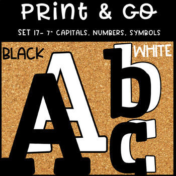 Clipart letters black and white