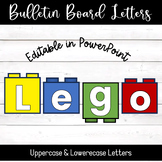 BULLETIN BOARD LETTERS | LEGO BRICKS | Font Clipart