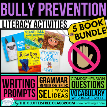 Preview of BULLY PREVENTION READ ALOUD ACTIVITIES Anti-Bullying picture book companions