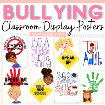 Preview of Bullying Prevention Anti Bullying Display Posters