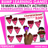 BUMP Games Monthly Math and Literacy Kindergarten |  February