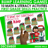 BUMP Games Monthly Math and Literacy First Grade | December