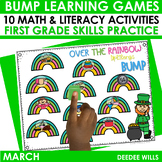 BUMP Games Monthly Math and Literacy First Grade | March