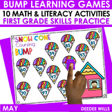 BUMP Games Monthly Math and Literacy First Grade | May