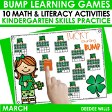 BUMP Games Monthly Math and Literacy Kindergarten | March