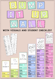 BUMP IT UP wall display for writing. With visuals.