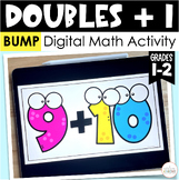 Doubles Plus 1 BUMP Digital Math Activity - First and Seco