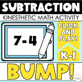BUMP Math Activity - Subtraction Facts from 5 and 10 - Dig