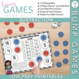 First Grade Math Game | BUMP Subtraction Game