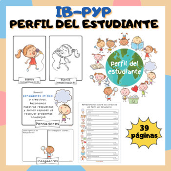 Preview of Atributos del Perfil del Estudiante - IB - PYP
