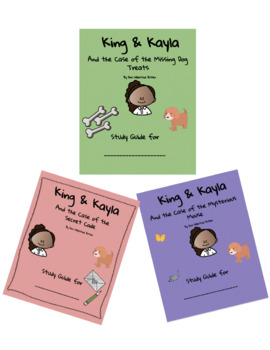 Preview of BUNDLE #1 King & Kayla Series (Books #1-3) PRINT AND DISTANCE LEARNING