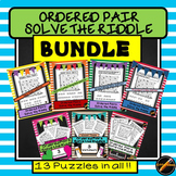 Winter BUNDLE  of 7 Ordered Pair Solve the Riddle Products