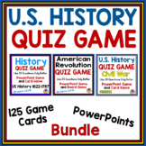BUNDLE: Quiz Game - US HISTORY - Great for End of the Year