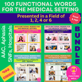 BUNDLE 100 Functional Words for SNFs, Hospitals (Aphasia, 