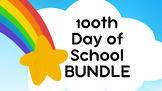 BUNDLE - 100th Day of School Fruit Loop AND Sticker Chart
