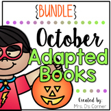 October Holidays and Events Interactive Adapted Books for 