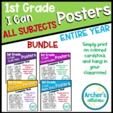 BUNDLE 1ST Grade TEKS I Can Statements All Subjects for th