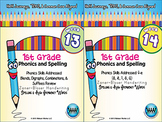 BUNDLE: 1st Grade Phonics and Spelling Zaner-Bloser (Weeks