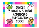 BUNDLE - 2-Digit AND 3-Digit Addition & Subtraction Solve 