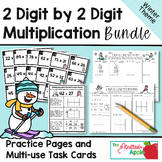 BUNDLE: 2 Digit by 2 Digit Multiplication Practice Pages a