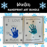 Winter Handprint Craft Bundle Winter Preschool Craft Winter Craft