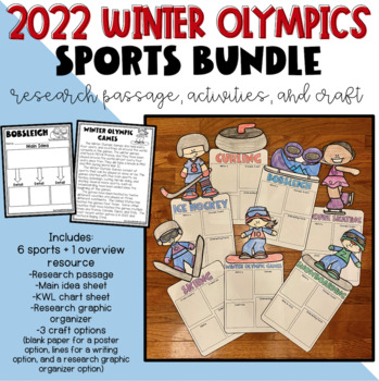 Preview of BUNDLE 2022 Winter Olympics Passage Activities and Craft Beijing Olympic Games