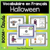 BUNDLE - 29 Halloween vocabulary words in French with Boom™ Cards