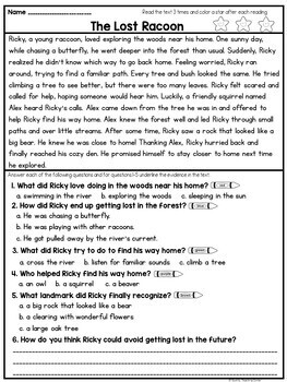 BUNDLE 2nd-3rd Grade Reading Passages with Comprehension Questions