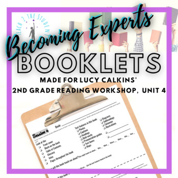 Preview of BUNDLE 2nd Grade Becoming Experts (Lucy Calkins RW U2) +BONUS DISTANCE