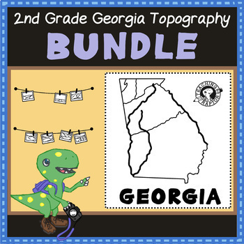 Preview of Digital Learning BUNDLE: Georgia Regions and Rivers