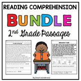BUNDLE 2nd Grade Reading Comprehension Passages with Questions