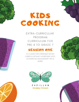 Preview of BUNDLE - 3 Cooking Class Curriculums-Detailed Printables Unit Full Instructions