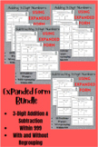 BUNDLE 3-Digit Addition and Subtraction using Expanded For