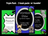 BUNDLE: 3 book activity packs WOMBAT STEW koala lou BLOSSO