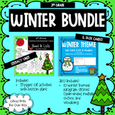 BUNDLE: 3rd Grade Dec/Winter Literacy Unit AND set of Task Cards