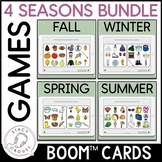 BUNDLE 4 SEASONS Click It Speech and Language Therapy Game