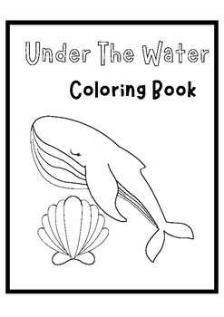 BUNDLE: 40 Water Sea Animal Coloring Pages - 0ver 3 different Coloring Books