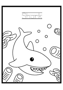 BUNDLE: 40 Water Sea Animal Coloring Pages - 0ver 3 different Coloring Books