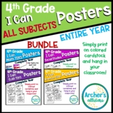 BUNDLE 4th Grade TEKS I Can Statements All Subjects for th
